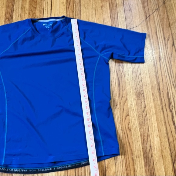 Coolibar T Shirt Adult Large Blue UPF 50+ UV Protection Suntect Tee Mens Swim - Picture 6 of 6